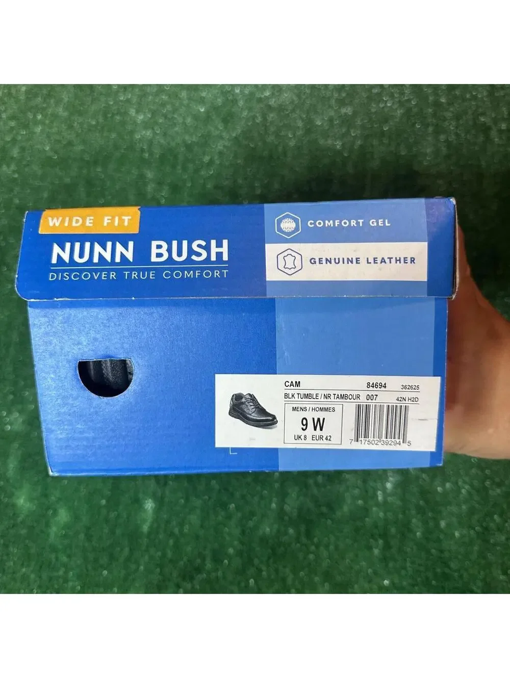 Nunn Bush Cam men's Moc Toe Oxford Shoes BLACK